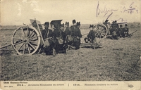 Carte postale Artillerie-Roumaine - Militaire