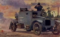 Carte postale Auto-Mitrailleuse-Be - Militaire