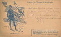 Carte postale Aviateur - Militaire