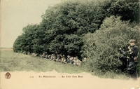 Carte postale En-Manoeuvres - Militaire