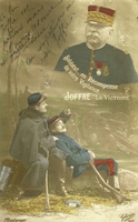 Carte postale Joffre - Militaire