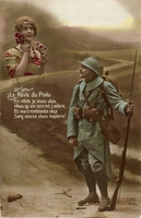 Carte postale Le-Reve-du-Poilu - Militaire