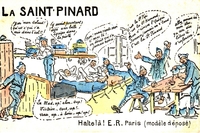 Carte postale St-Pinard - Militaire