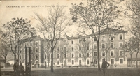 Carte postale caserne-du-50reg-din - Militaire