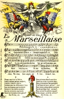 Carte postale La-Marseillaise - Musique
