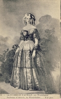 Carte postale Duchesse-d-Aumale - Personnage