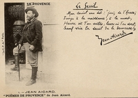 Carte postale Jean-Aicard - personnage