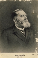Carte postale Jean-Jaures - personnage