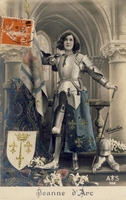 Carte postale Jeanne-d-Arc - Personnage