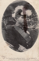 Carte postale Le-Roi-Albert-1er - personnage