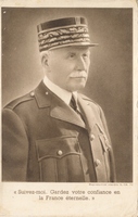 Carte postale Marechal-Petain - Personnage