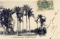 Carte postale Bignona - Sénégal