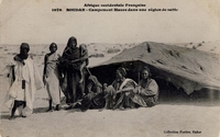 Carte postale Campement - Soudan