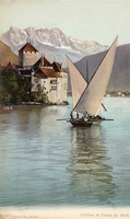 Carte postale Chillon - Suisse