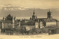 Carte postale Lausanne-Cha - Suisse