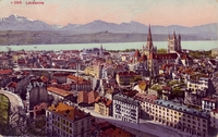 Carte postale Lausanne - Suisse