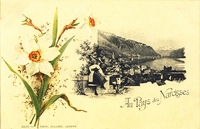Carte postale Pays-des-Narcisses - Suisse