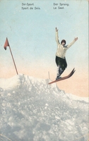 Carte postale Ski - Suisse