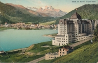 Carte postale St-Moritz - Suisse