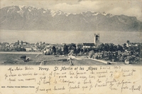 Carte postale Vevey - Suisse