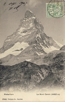 Carte postale le-Matterhorn - Suisse