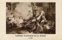 Carte postale Antoine-de-la-Roque - Tableau