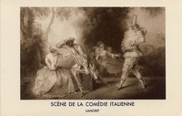 Carte postale Comedie-Italienne - Tableau