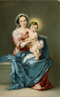 Carte postale Femme-et-Enfant - Tableau