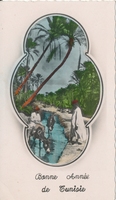 Carte postale Bonne-Annee - Tunisie