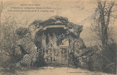 Carte postale ancienne Saint Walfroy — Margut (Ardennes)