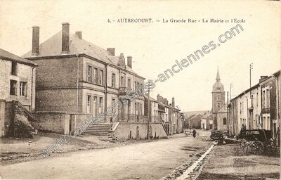 Carte postale ancienne Autrecourt — Autrecourt-et-Pourron (Ardennes)