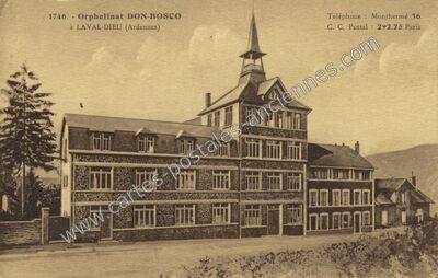 Carte postale ancienne Laval Dieu — Monthermé (Ardennes)