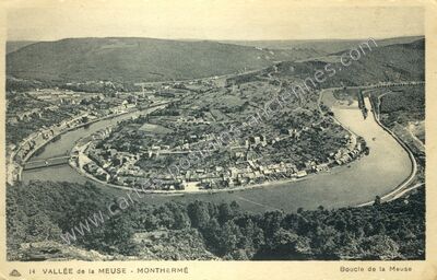 Carte postale ancienne Vallée de la Meuse — Monthermé (Ardennes)