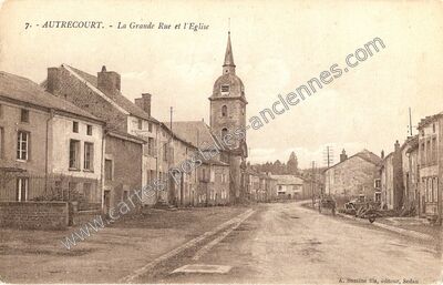 Carte postale ancienne Autrecourt — Autrecourt-et-Pourron (Ardennes)