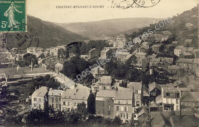 Carte postale ancienne Chateau Regnault Bogny — Bogny-sur-Meuse (Ardennes)