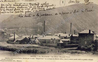Carte postale ancienne La Bouverie - Le Mont Malgré-Tout — Revin (Ardennes)