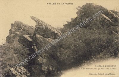 Carte postale ancienne Chateau Regnault — Bogny-sur-Meuse (Ardennes)