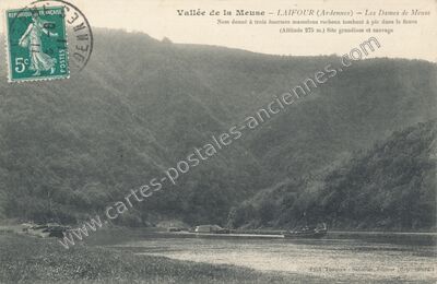 Carte postale ancienne Vallée de la Meuse – Les Dames de Meuse — Laifour (Ardennes)