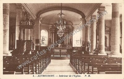 Carte postale ancienne Autrecourt — Autrecourt-et-Pourron (Ardennes)
