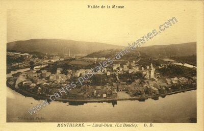 Carte postale ancienne Laval Dieu — Monthermé (Ardennes)