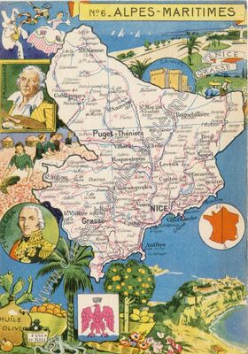 Carte postale ancienne Alpes Maritimes — Non Localisée (Alpes-Maritimes)