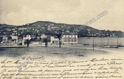 Carte postale ancienne Pointe de la Croisette — Cannes (Alpes-Maritimes)