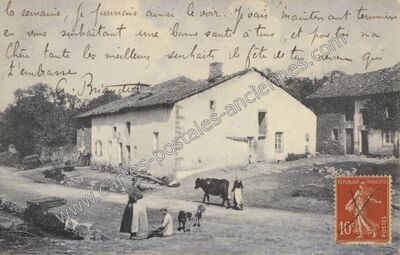 Carte postale ancienne Ferme Ardenaise — Non Localisée (Ardennes)