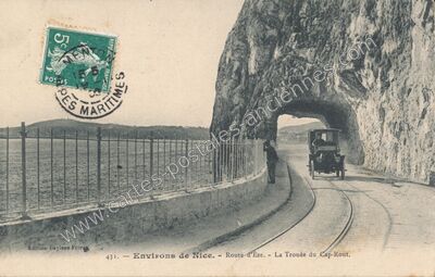 Carte postale ancienne Cap Roux — Èze (Alpes-Maritimes)