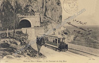 Carte postale ancienne Cap Roux — Èze (Alpes-Maritimes)