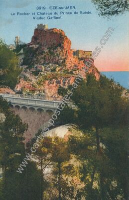 Carte postale ancienne Eze sur Mer — Èze (Alpes-Maritimes)
