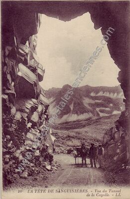 Carte postale ancienne Gorges du Daluis — Guillaumes (Alpes-Maritimes)
