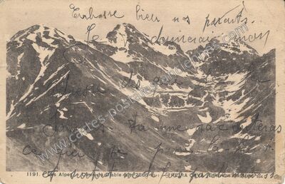 Carte postale ancienne Peira Cava — Lucéram (Alpes-Maritimes)