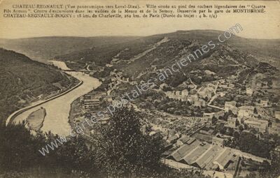 Carte postale ancienne Chateau Regnault — Bogny-sur-Meuse (Ardennes)