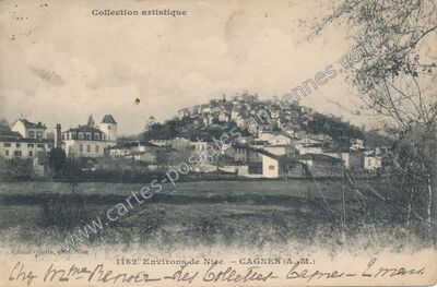 Carte postale ancienne Cagnes — Cagnes-sur-Mer (Alpes-Maritimes)